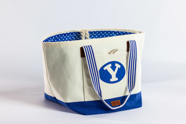 Premium Canvas BYU Cruise Tote Bag