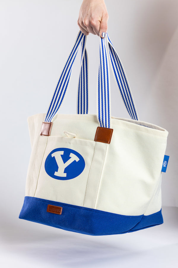 Premium Canvas BYU Cruise Tote Bag